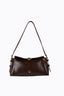 PETA + JAIN Rachel Shoulder Bag - Choc/Crinkle Gold