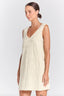 POOLSIDE PARADISO Mai Tai V Tunic Towelling Dress - Pearl