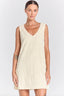 POOLSIDE PARADISO Mai Tai V Tunic Towelling Dress - Pearl