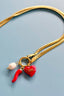 MOSK Red Hot Love me Charm Necklace