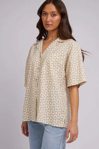 SILENT THEORY Sol Shirt - Oatmeal