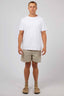 SILENT THEORY Stripe Short - Tan