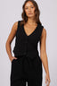 SILENT THEROY Mahlia Vest - Black - Cicada By Ayliah