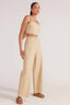 STAPLE THE LABEL Brixton Wide Leg Pant - Wheat - Cicada By Ayliah