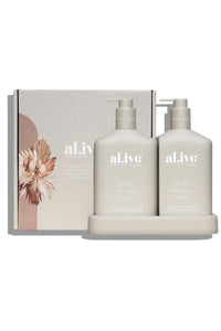 AL.Ive Wash & Lotion Duo + Tray - Sea cotton and Coconut