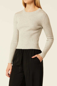 NUDE LUCY Nude Classic Knit - Grey Marle
