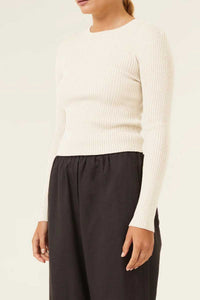 NUDE LUCY Nude Classic Knit - Snow Marle