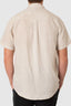 DESTii Short Sleeve Linen Shirt - Natural - Cicada By Ayliah