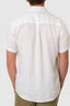 DESTii Short Sleeve Linen Shirt - White - Cicada By Ayliah