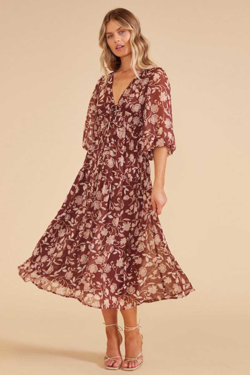 MINKPINK Wren Midi Dress - Wren Floral